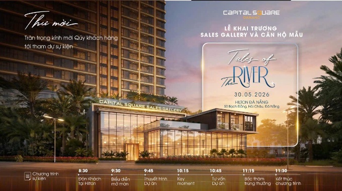 Chính thức Nhà mẫu Capital Square Đà Nẵng mở cửa